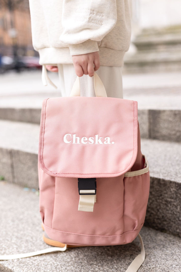 New Pastel Mini Backpack - Embroidered