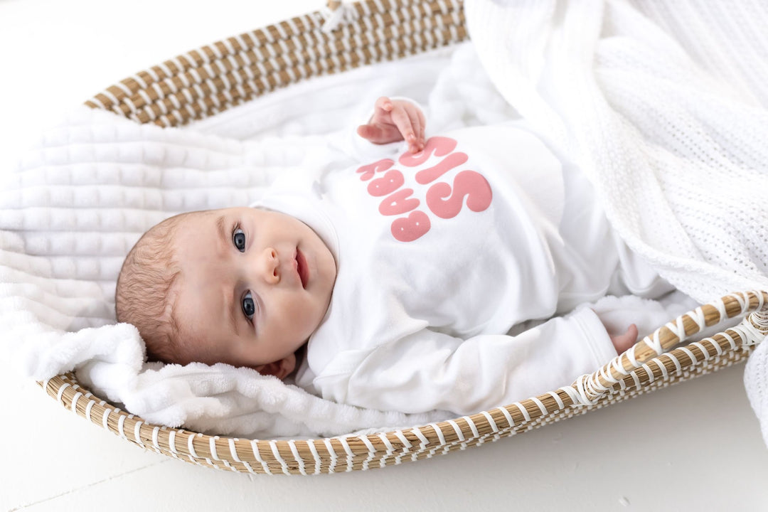 Baby Sibling Romper - Bubble print