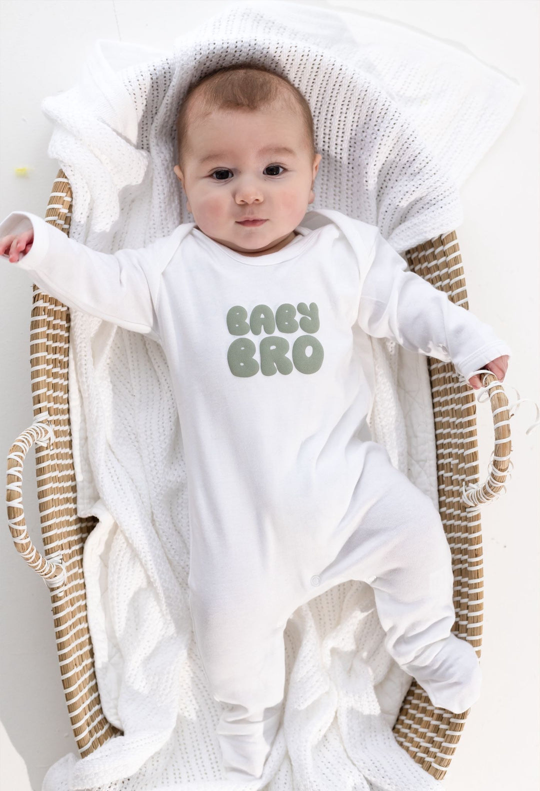 Baby Sibling Romper - Bubble print