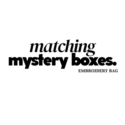 MATCHING MYSTERY Embroidery - Mystery Bag