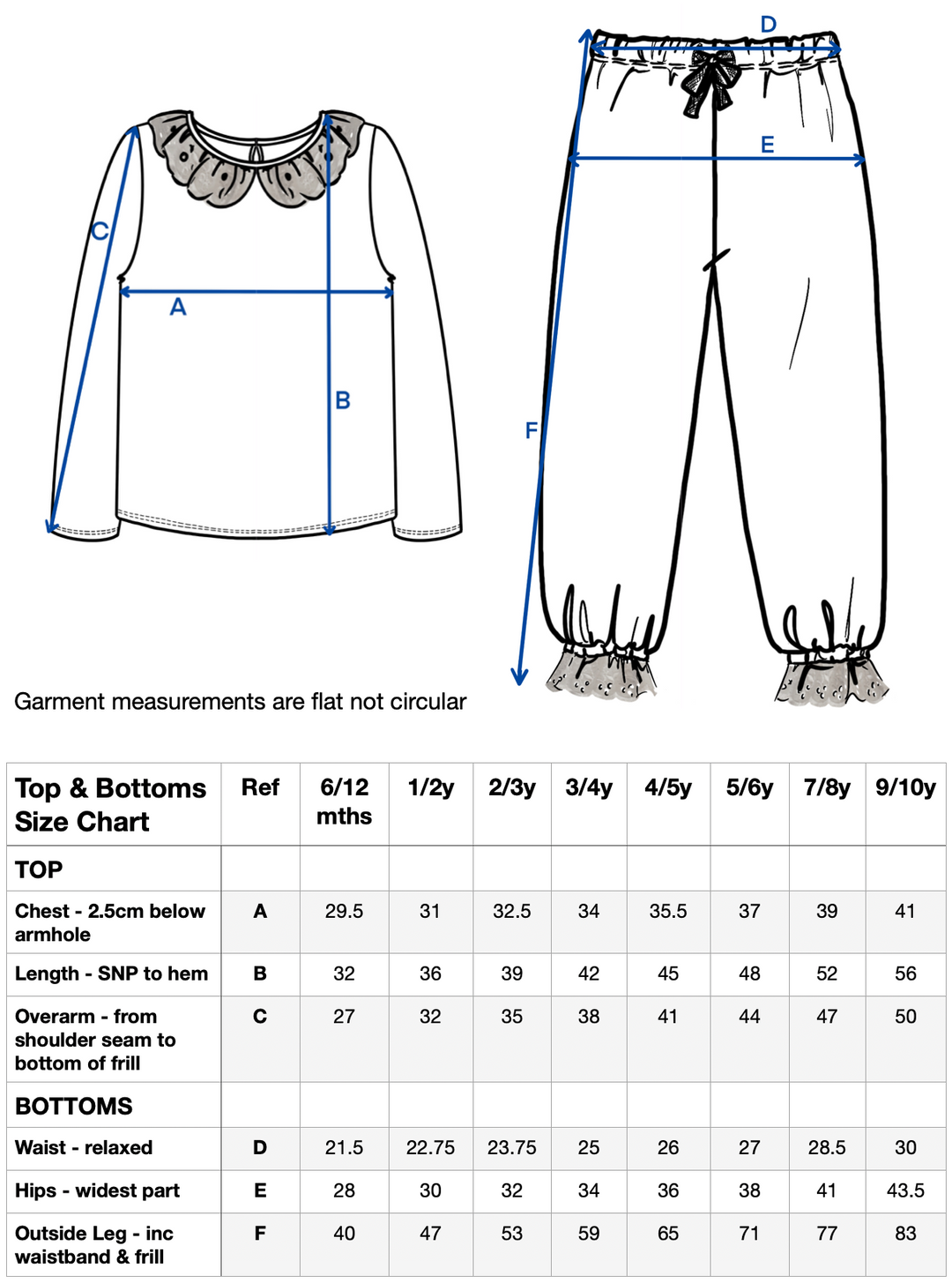 Frill Birthday Eve Classic Lounge Set - Embroidered