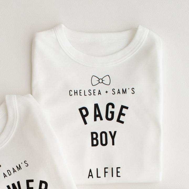 Flower Girl/Page Boy Short Sleeve T-shirt - Print