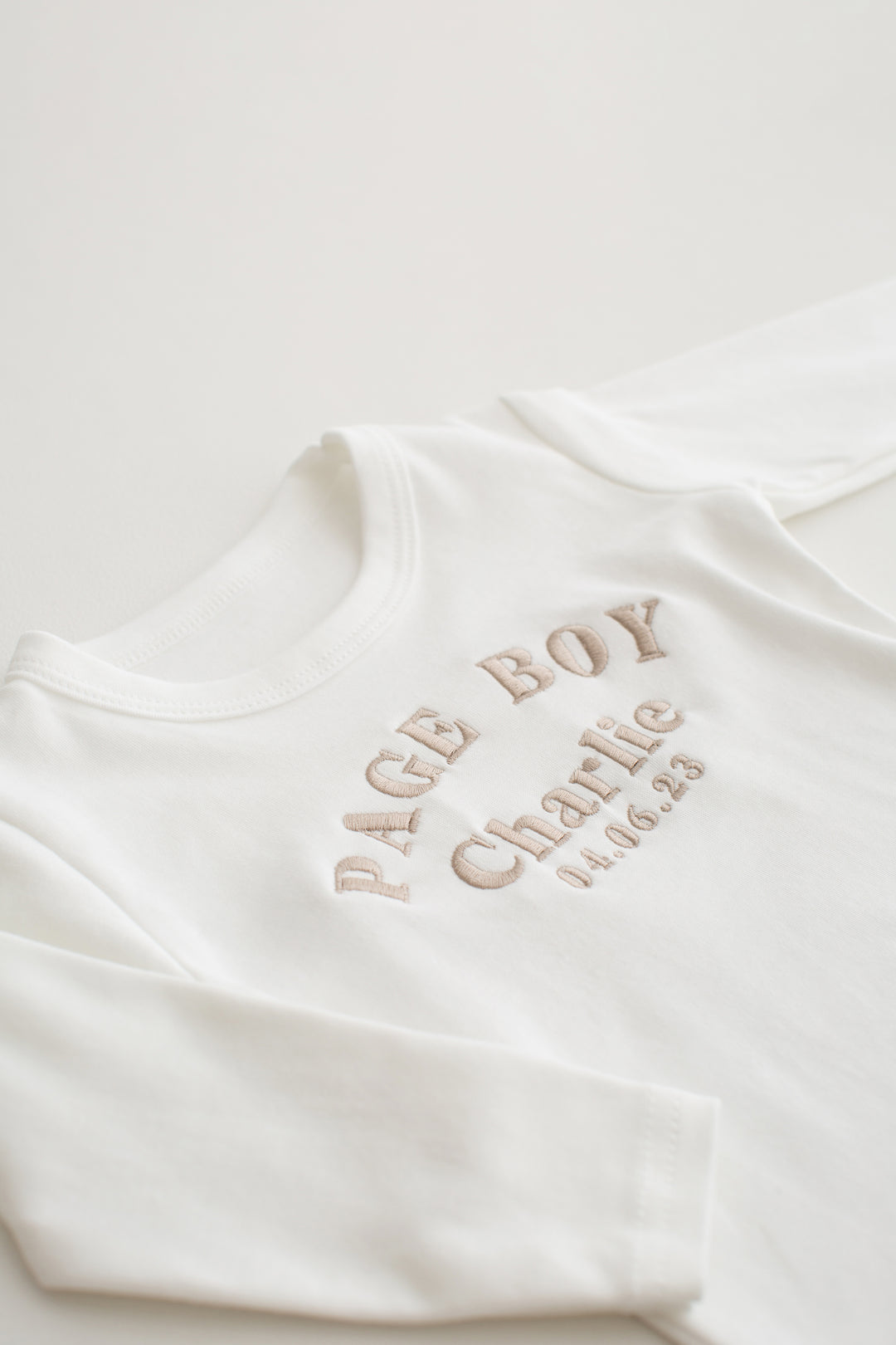 Page Boy Lounge Set - Embroidered