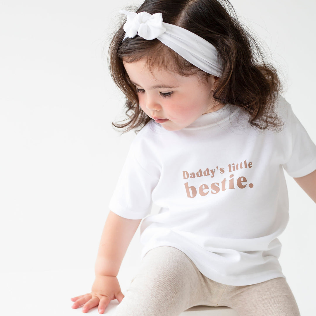 Daddy's Little Bestie T-shirt - Print