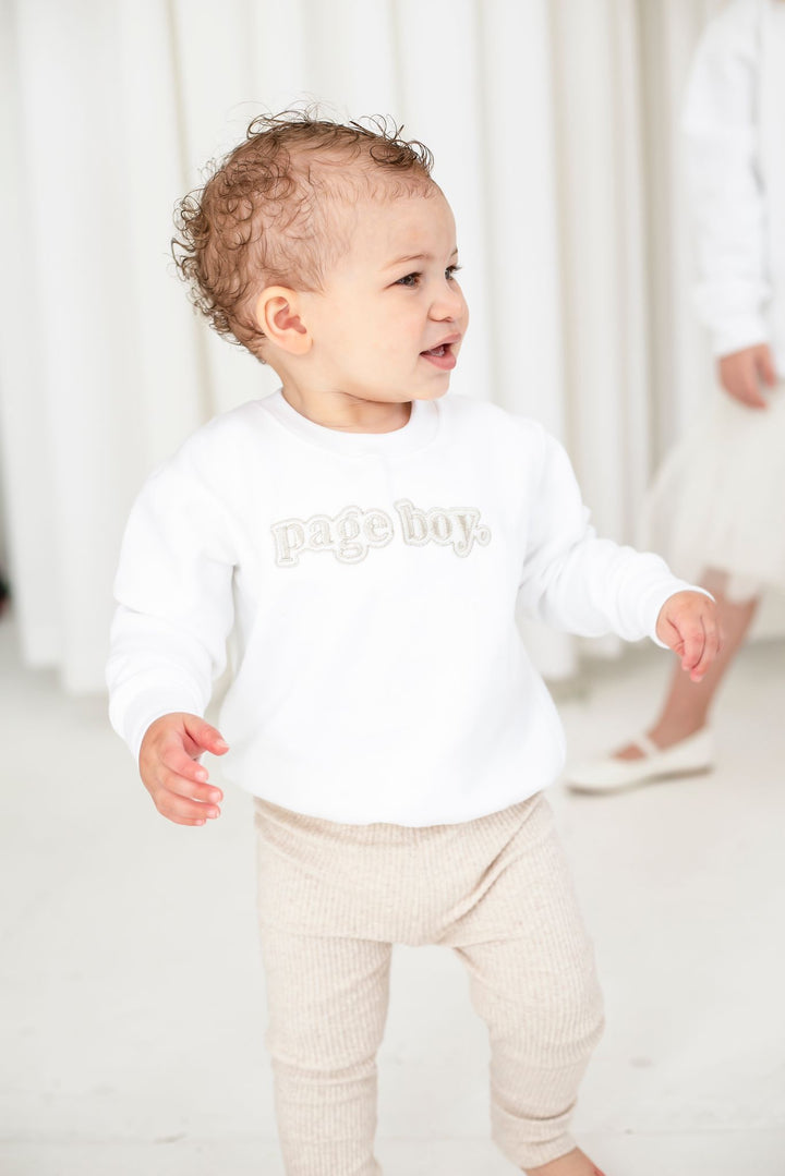 Page Boy Sweatshirt - Embroidery