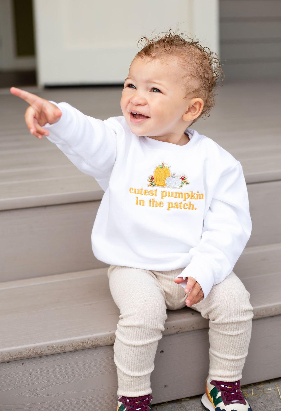 Cutest Pumpkin Sweatshirt - Embroidered
