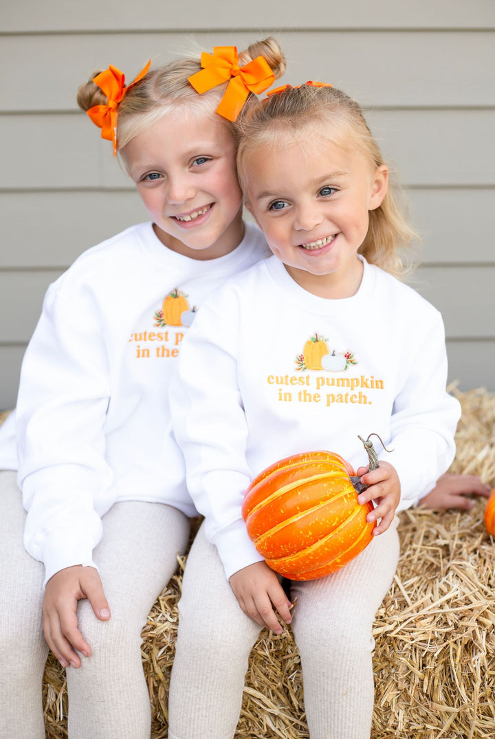 Cutest Pumpkin Sweatshirt - Embroidered