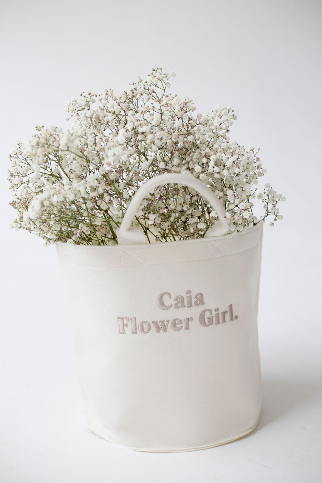 Flower Girl/Page Boy Basket - Embroidered