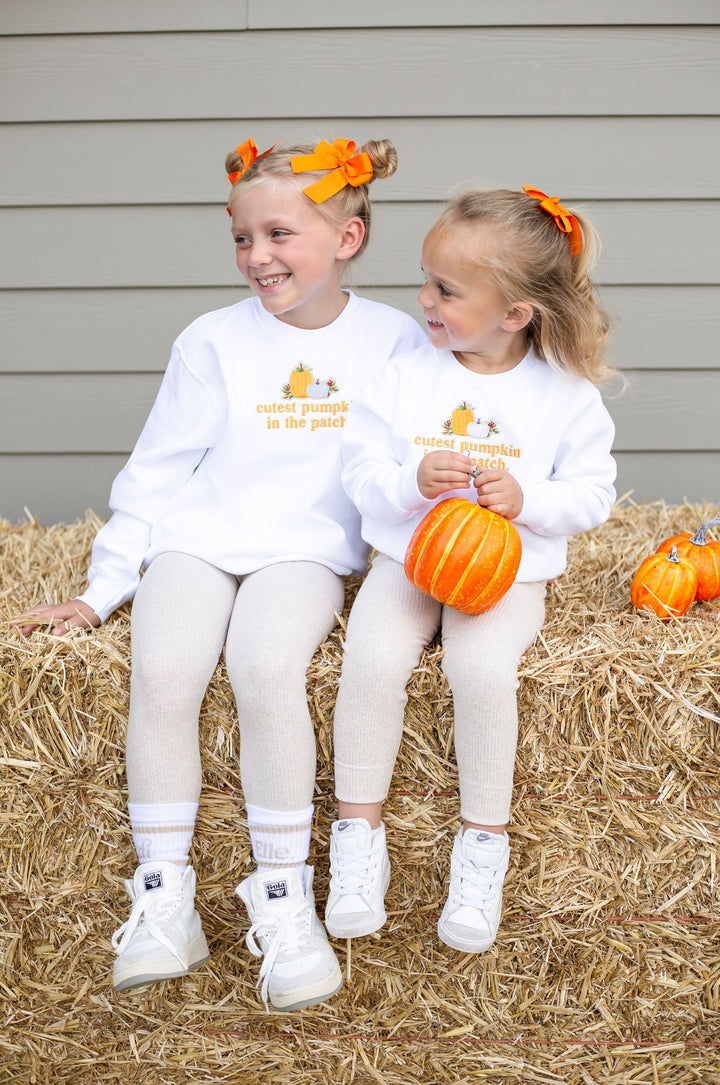 Cutest Pumpkin Sweatshirt - Embroidered