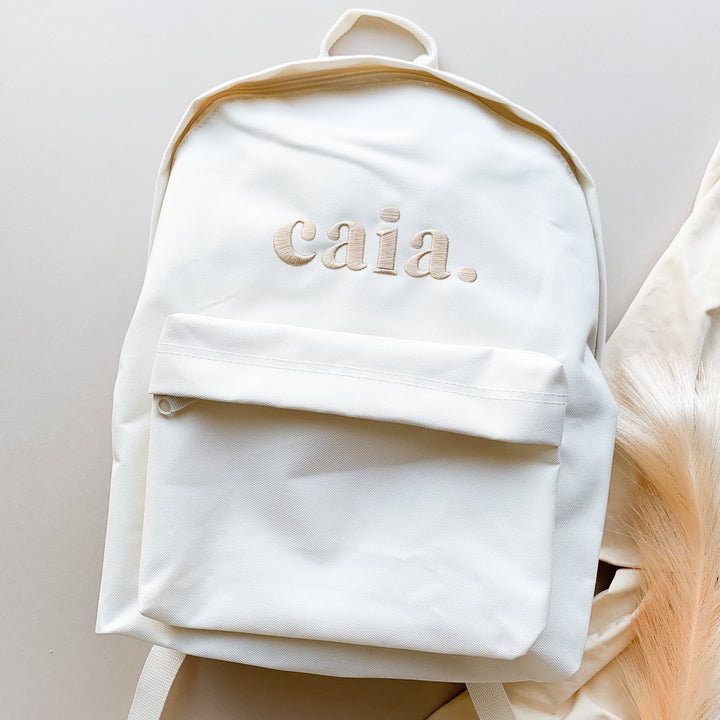 outlet - 40% off Imperfect Classic Name backpack - embroidered