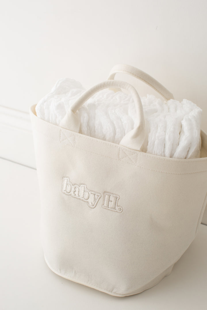 Storage Bucket - Embroidered