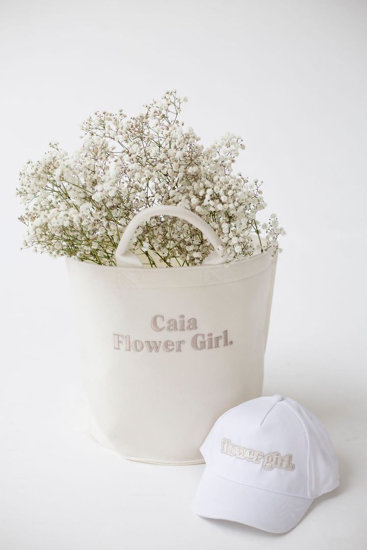 Flower Girl/Page Boy Basket - Embroidered