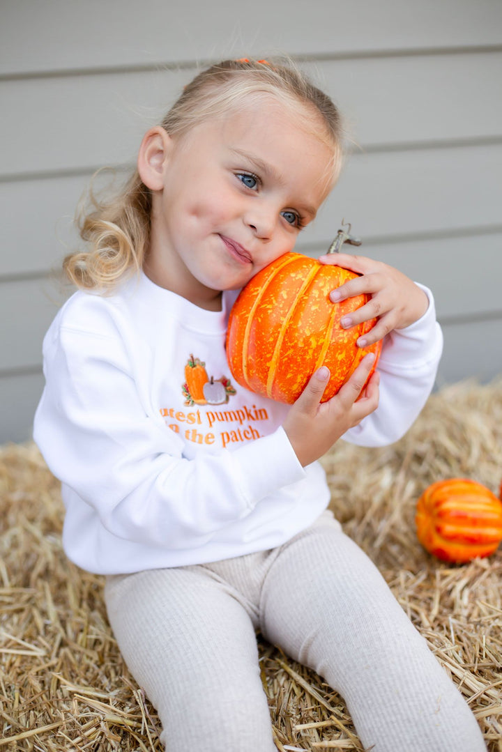 Cutest Pumpkin Sweatshirt - Embroidered