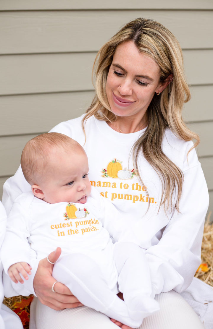 Classic Pumpkin Adult oversized sweatshirt - Embroidery