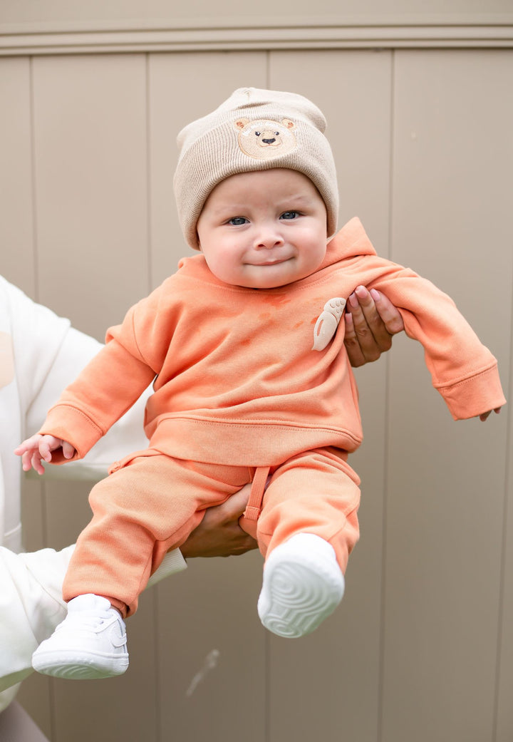 Bear Infant Beanie - embroidered