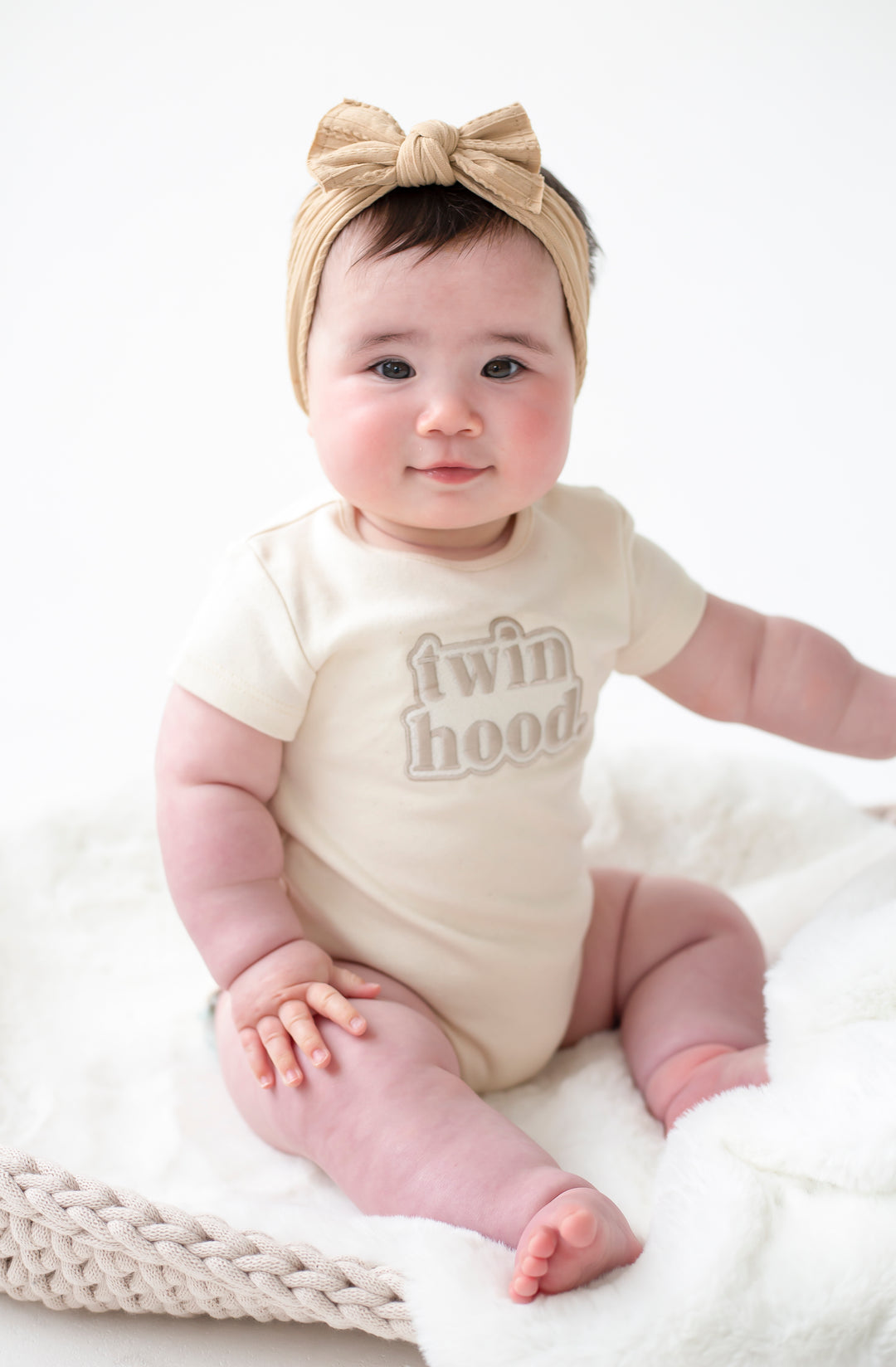 Hood matching Signature Baby Bodysuit