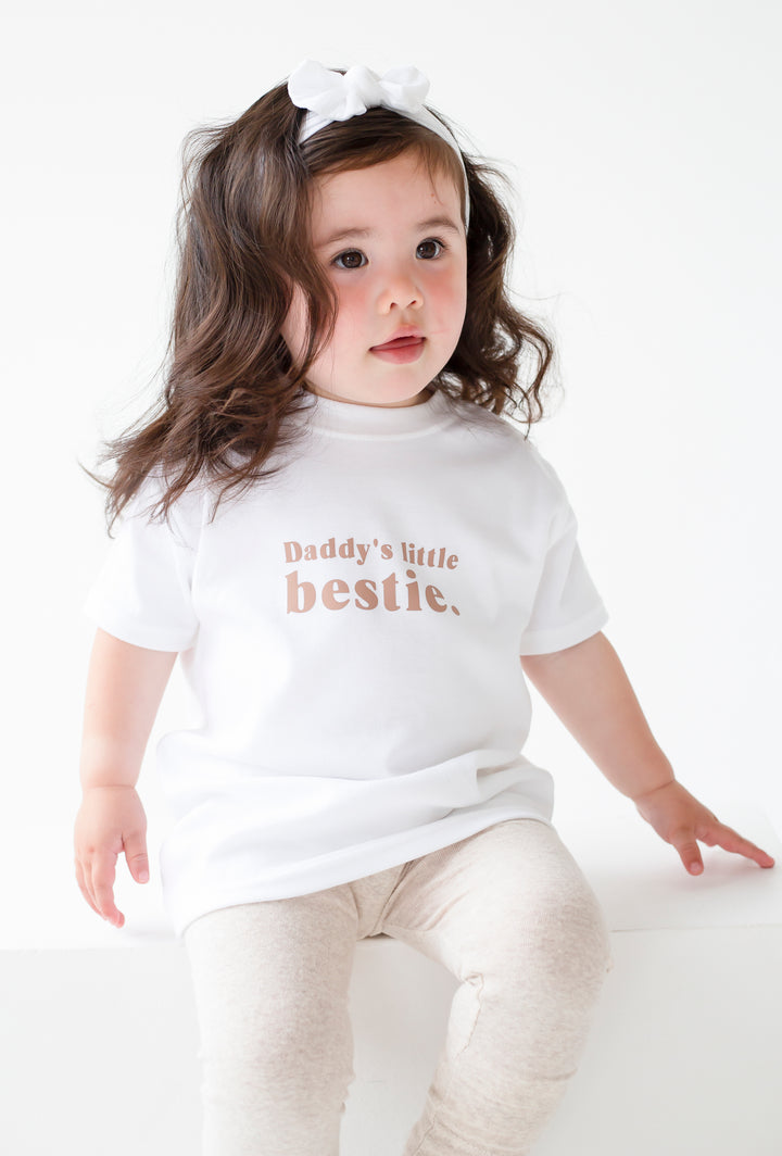 Daddy's Little Bestie T-shirt - Print