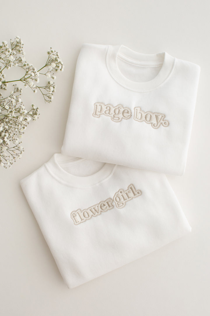 Page Boy Sweatshirt - Embroidery