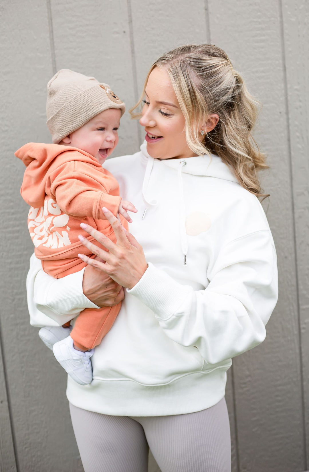 Bear Infant Beanie - embroidered