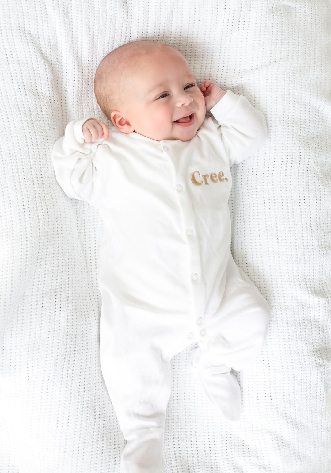 Classic Popper Romper + Hat Set - Embroidered