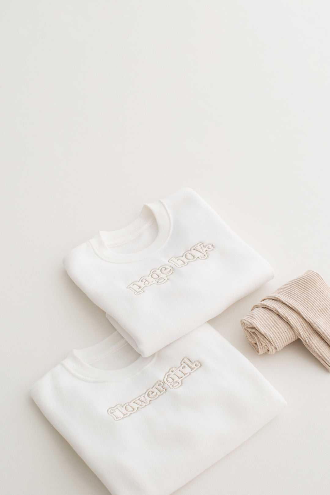Flower Girl Sweatshirt - Embroidery