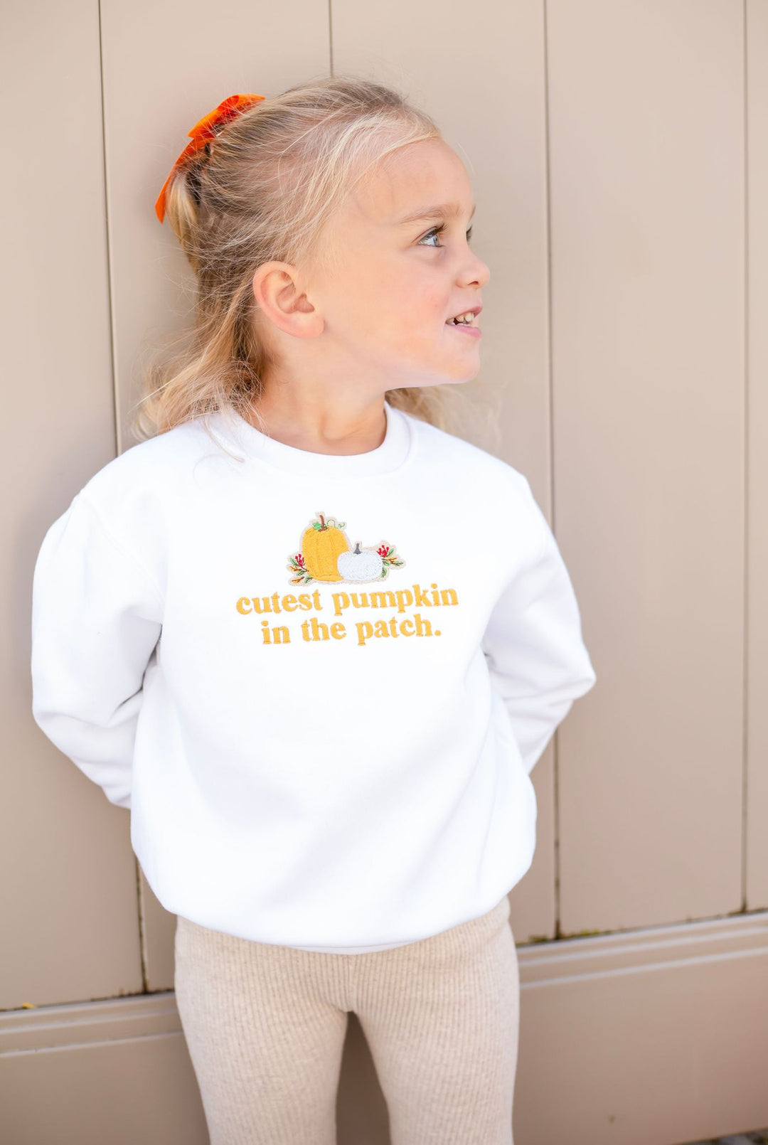 Cutest Pumpkin Sweatshirt - Embroidered