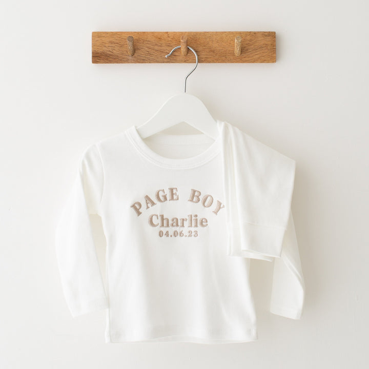 Page Boy Lounge Set - Embroidered