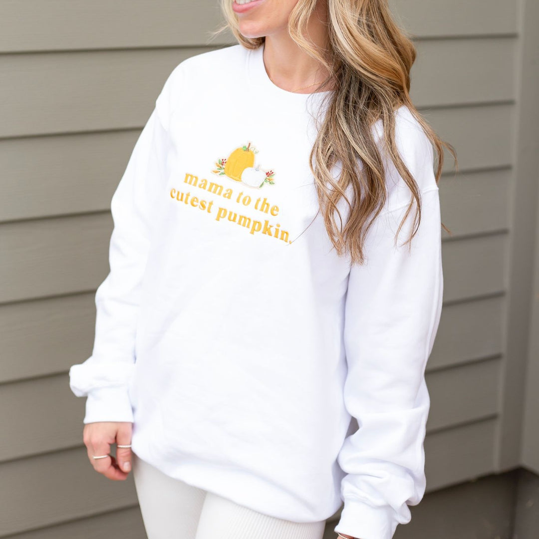 Classic Pumpkin Adult oversized sweatshirt - Embroidery