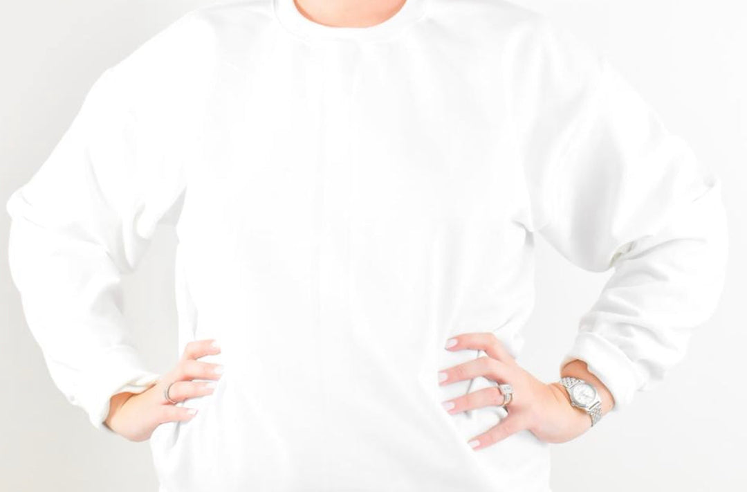 Classic Lets get cosy oversized sweatshirt - Embroidery