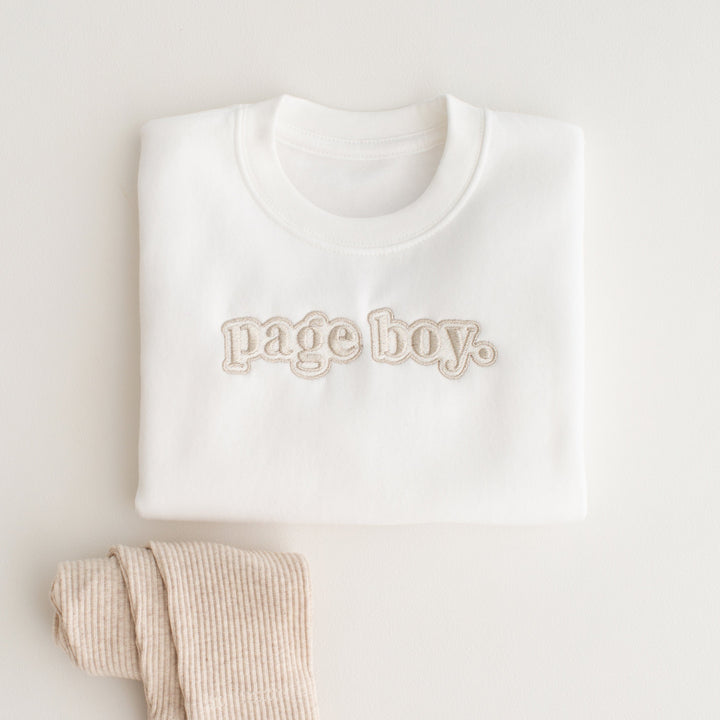 Page Boy Sweatshirt - Embroidery