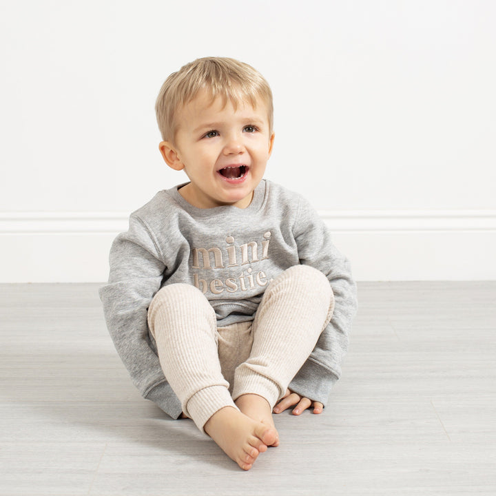 Oatmeal Ribbed Leggings