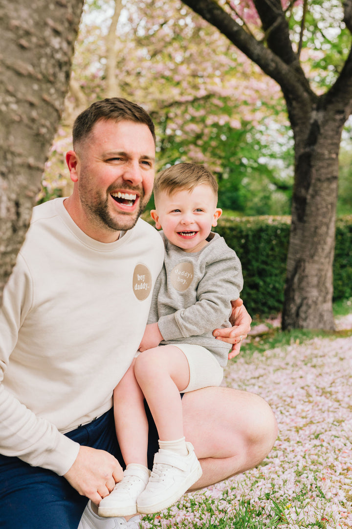 Daddy Embroidered Badge Sweatshirt
