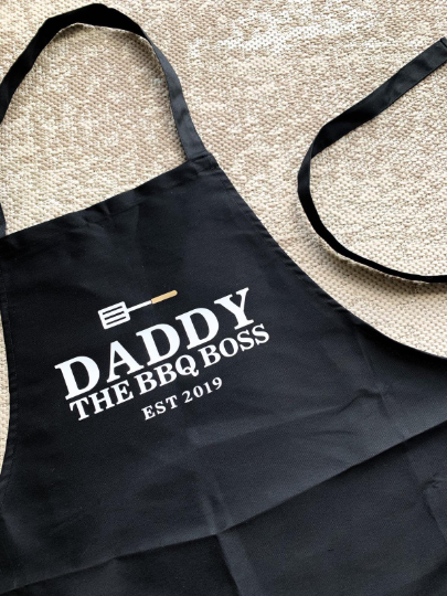BBQ boss Cooking Apron - Print