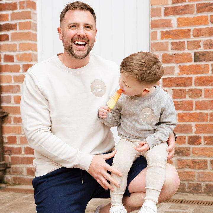 Daddy Embroidered Badge Sweatshirt