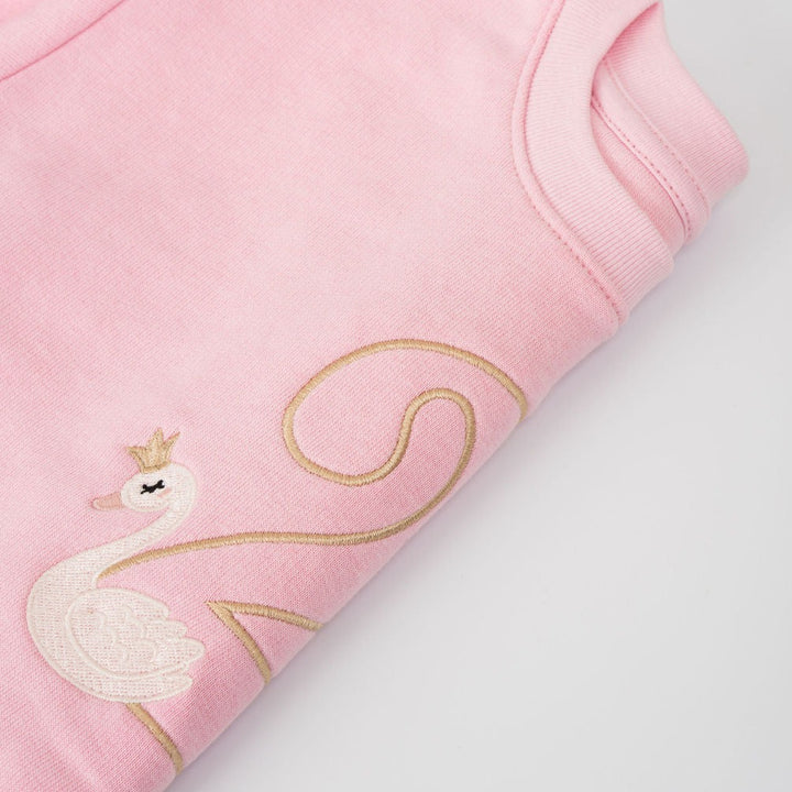 Swan birthday sweatshirt - embroidered
