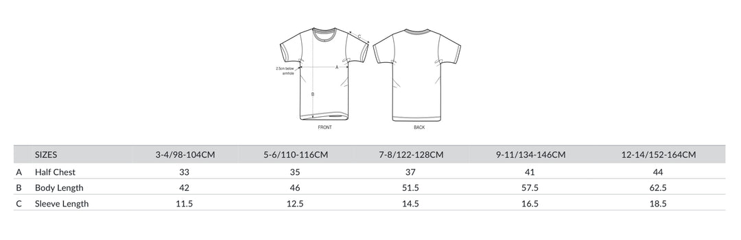 Child initial T-shirt - embroidered