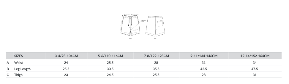 Child jogger shorts