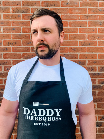 BBQ boss Cooking Apron - Print