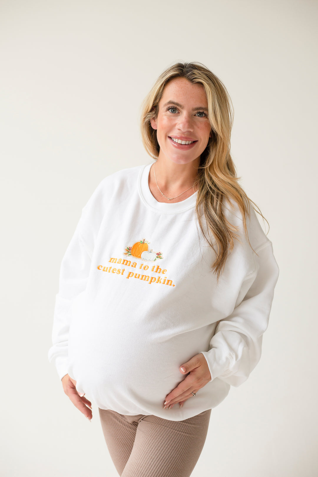Classic Pumpkin Adult oversized sweatshirt - Embroidery