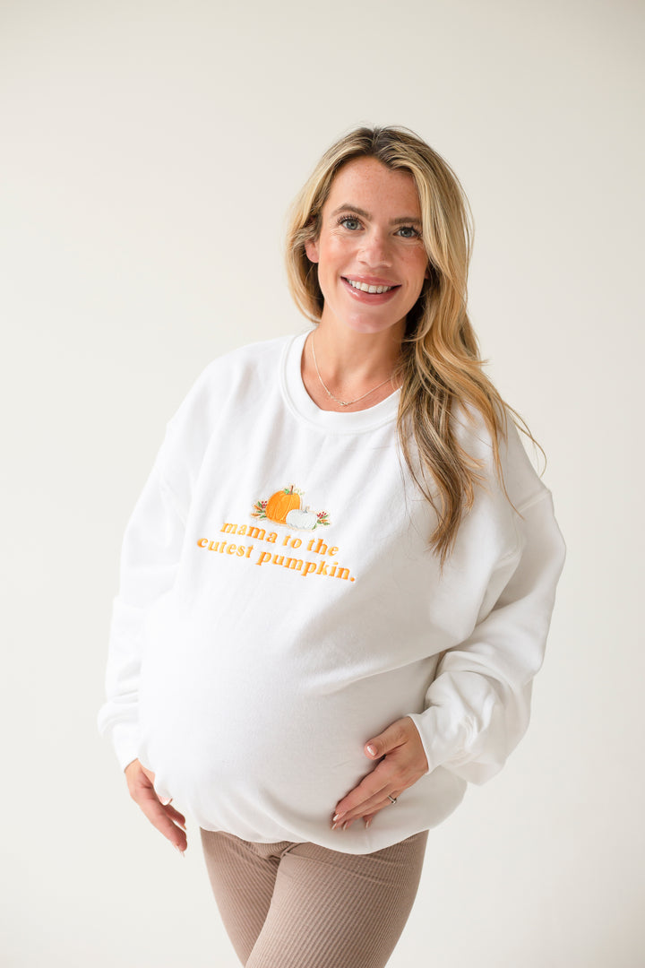 Classic Pumpkin Adult oversized sweatshirt - Embroidery