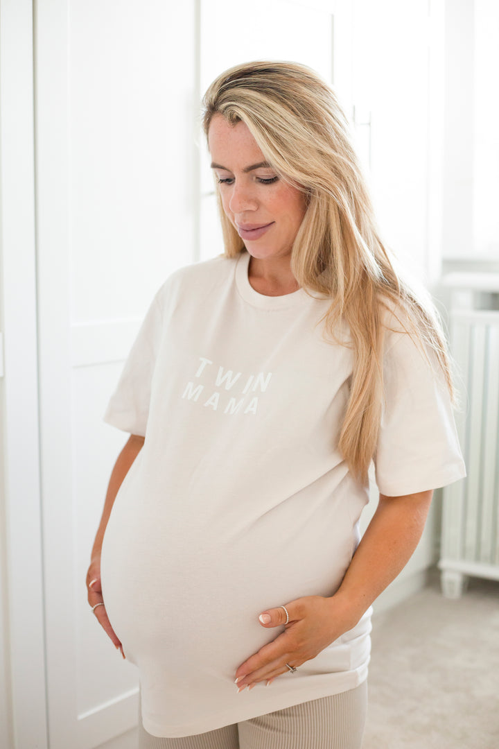 Twin Mama Tshirt - print