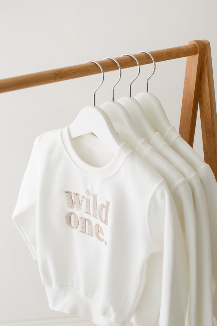 Wild One Birthday Sweatshirt - Embroidery