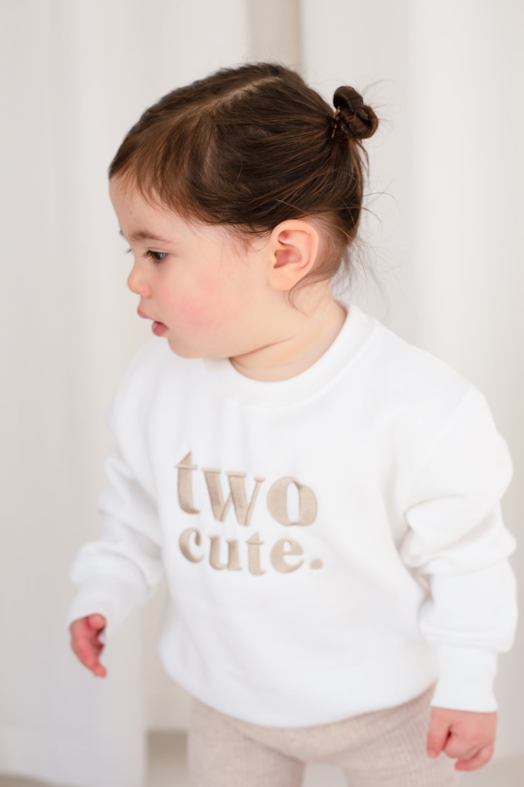 Birthday Sweatshirt - two sided embroidery