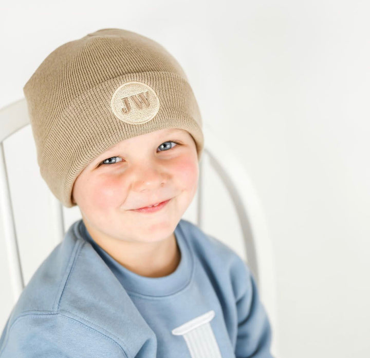 Infant Beanie - embroidered