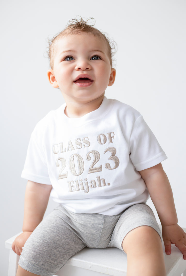 Class of 2025 classic Tshirt - Embroidered