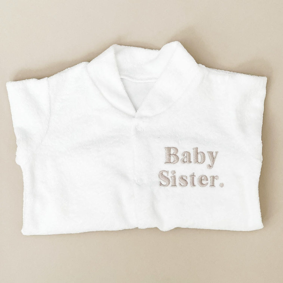 Popper Towelling Romper