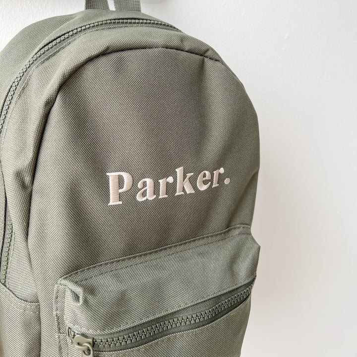 Mini Name backpack - embroidered