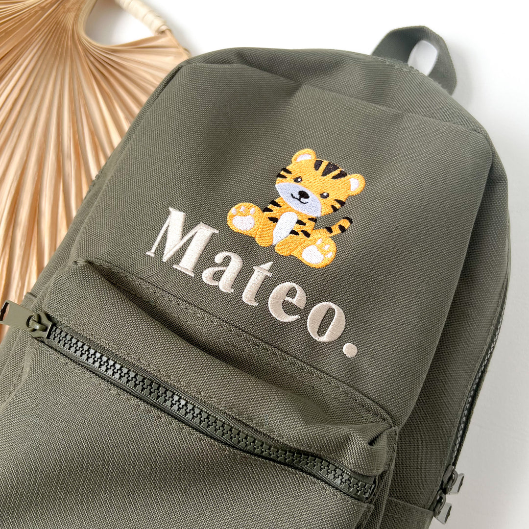 Mini Name & picture backpack - embroidered