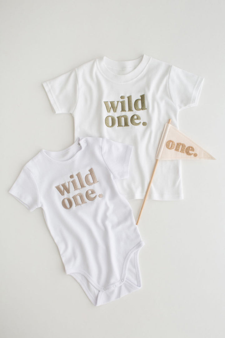 wild one Signature Baby Bodysuit