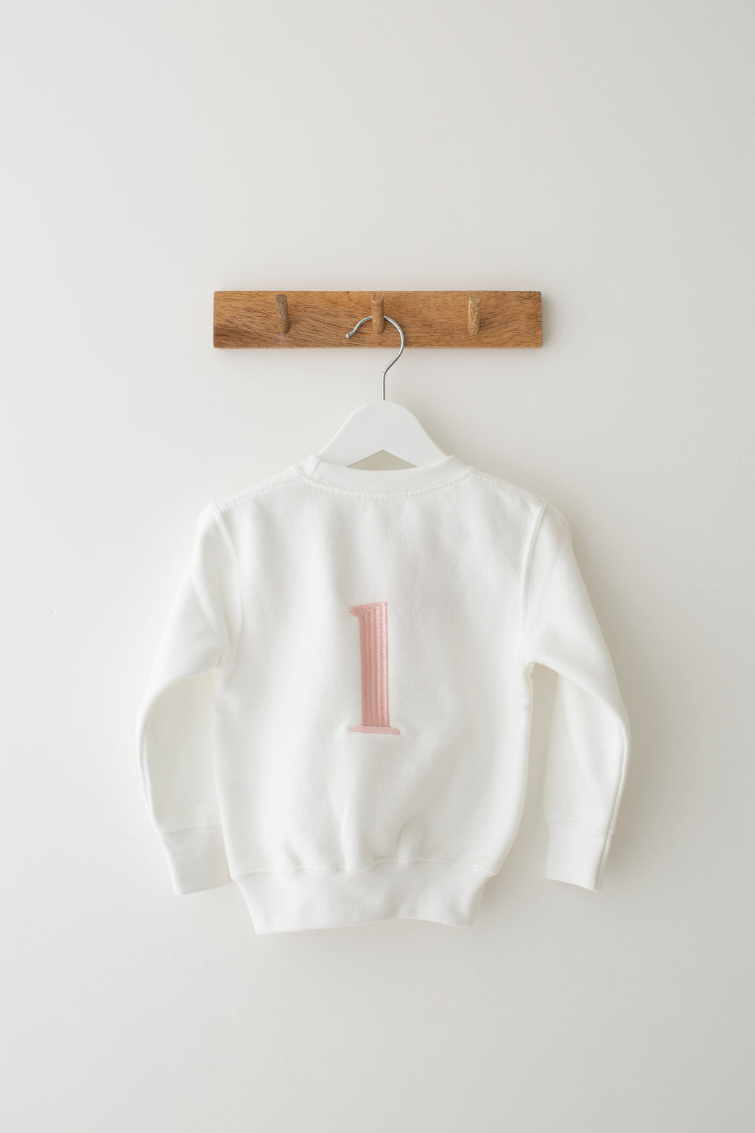 Birthday Sweatshirt - two sided embroidery